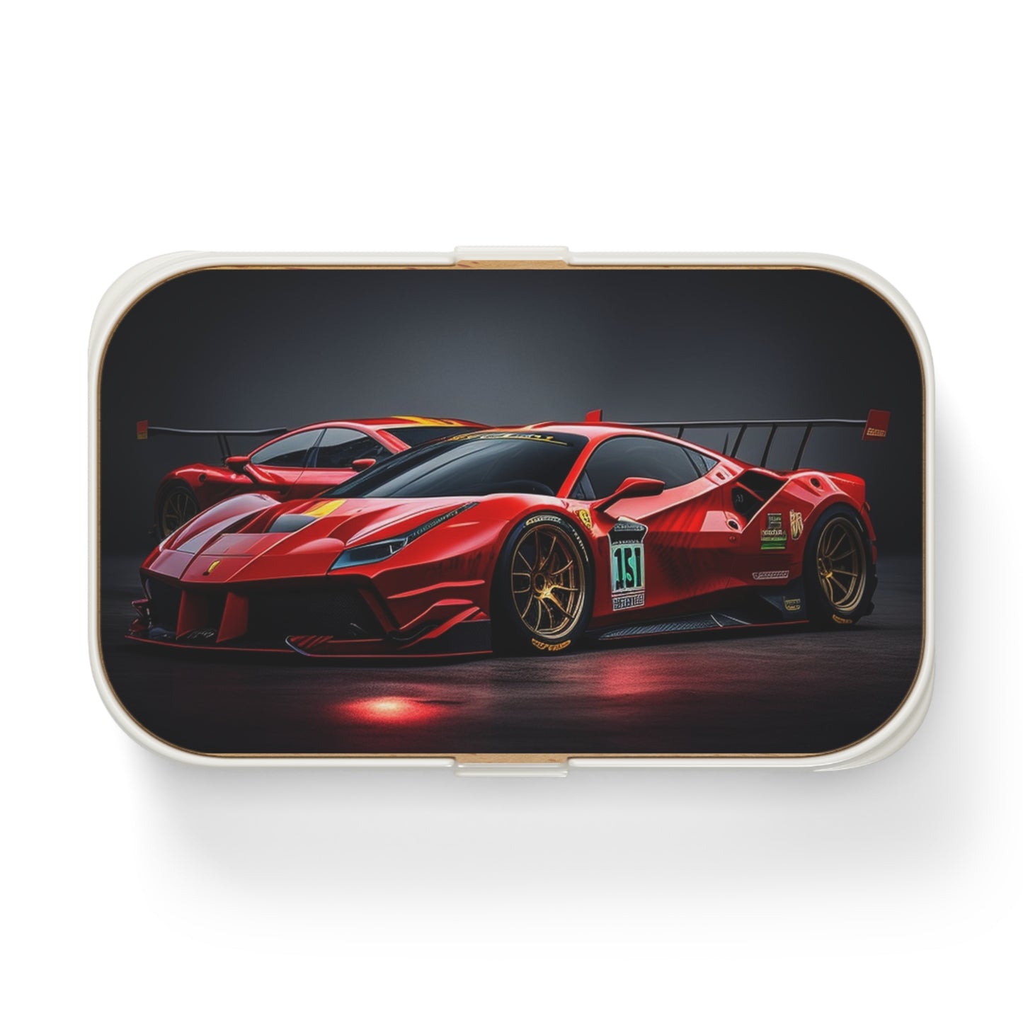 Bento Lunch Box Ferrari Red 2
