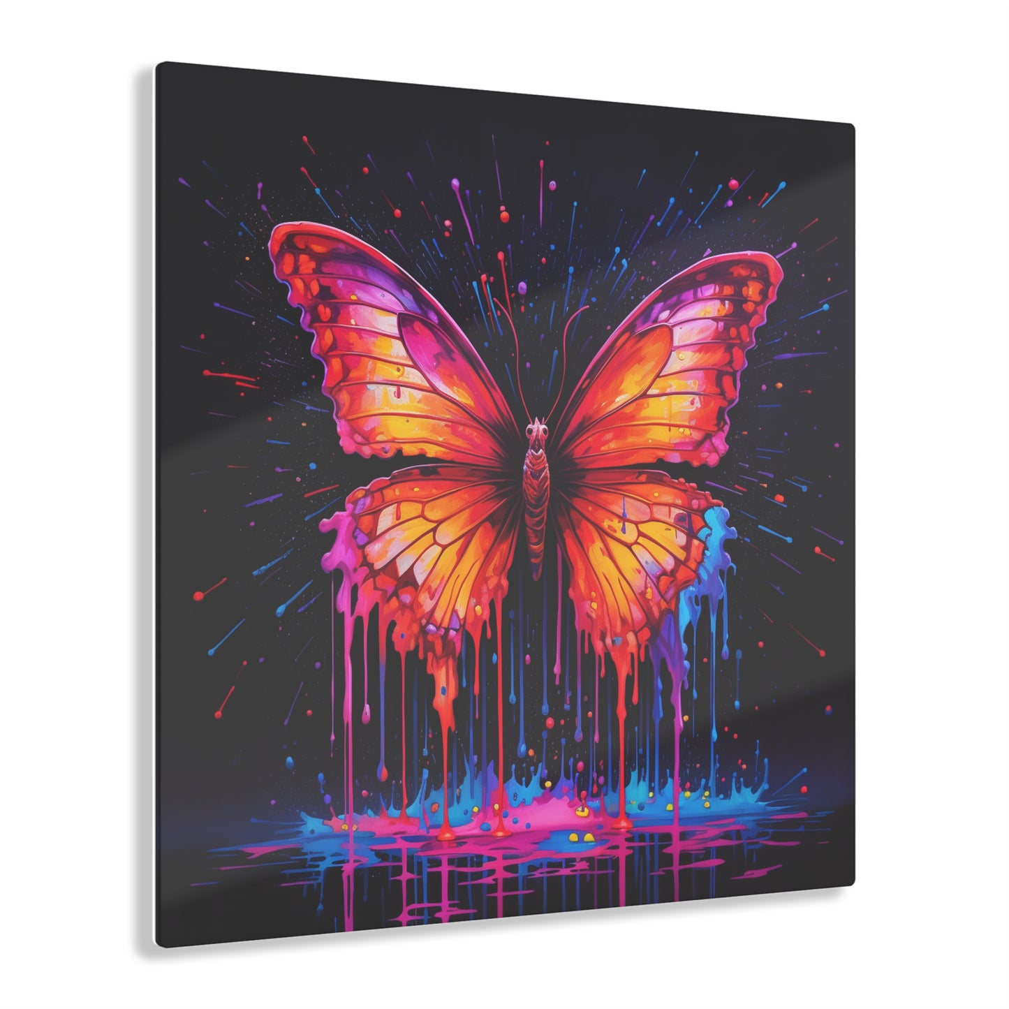 Acrylic Prints Pink Butterfly Flair 4