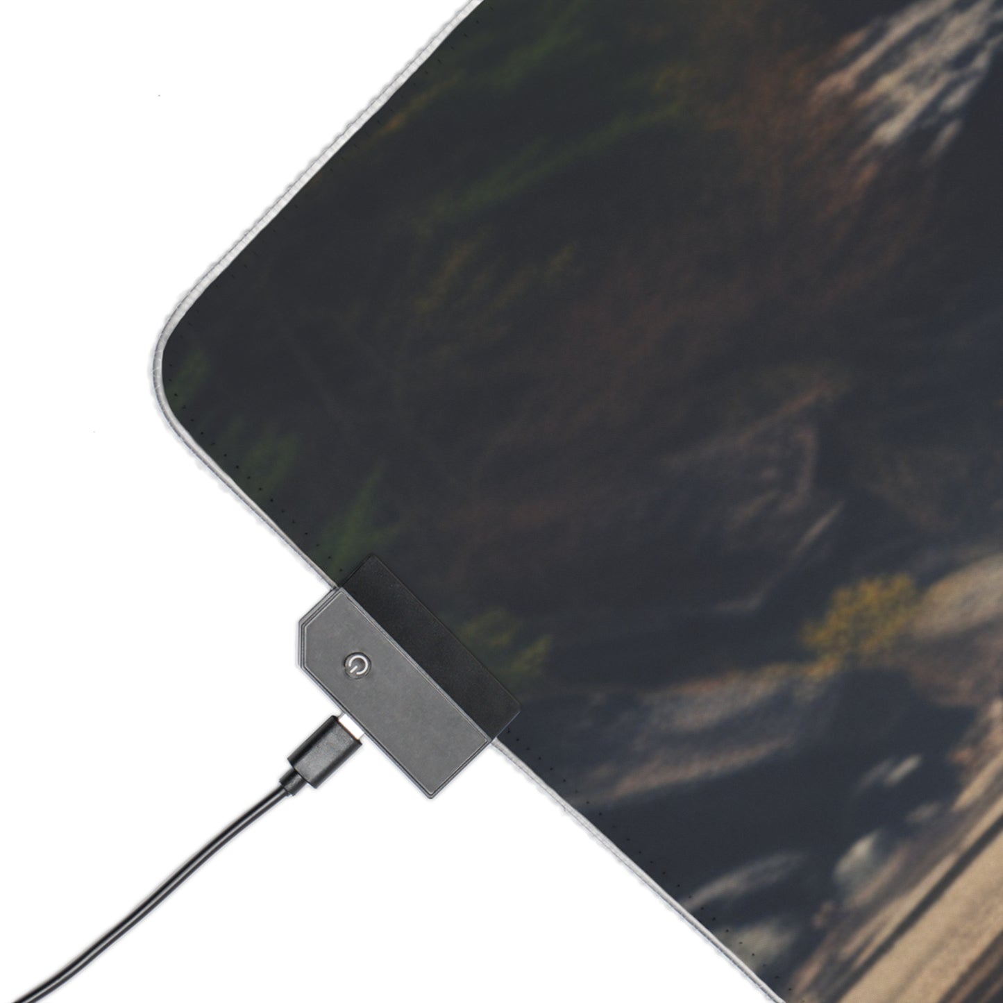 LED Gaming Mouse Pad American Flag Porsche Abstract 1