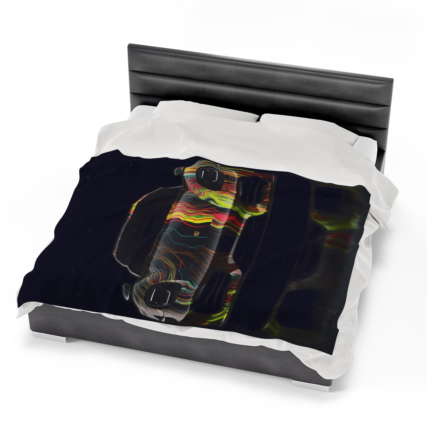 Velveteen Plush Blanket Porsche Line 2