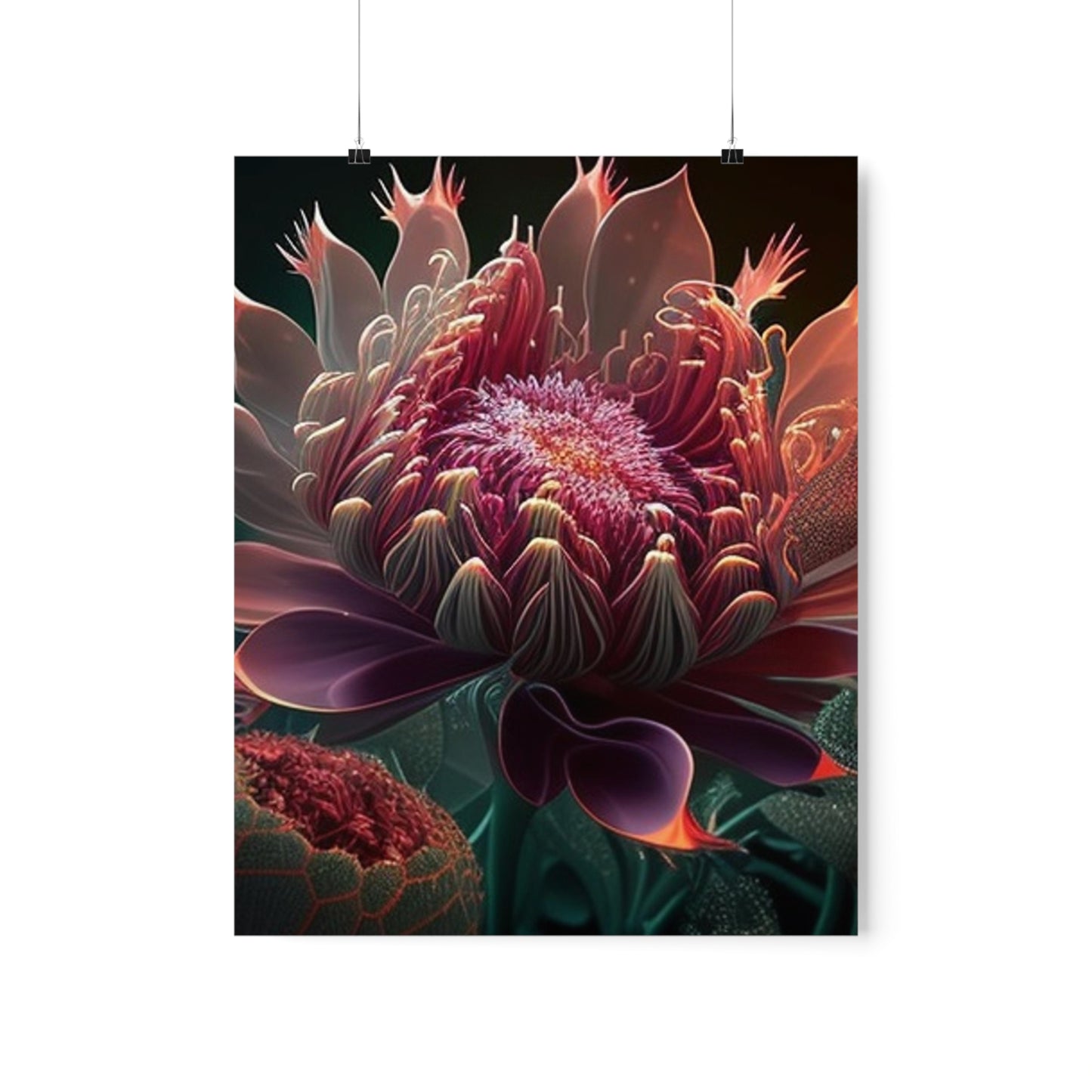 Premium Matte Vertical Posters Flower Arangment 1