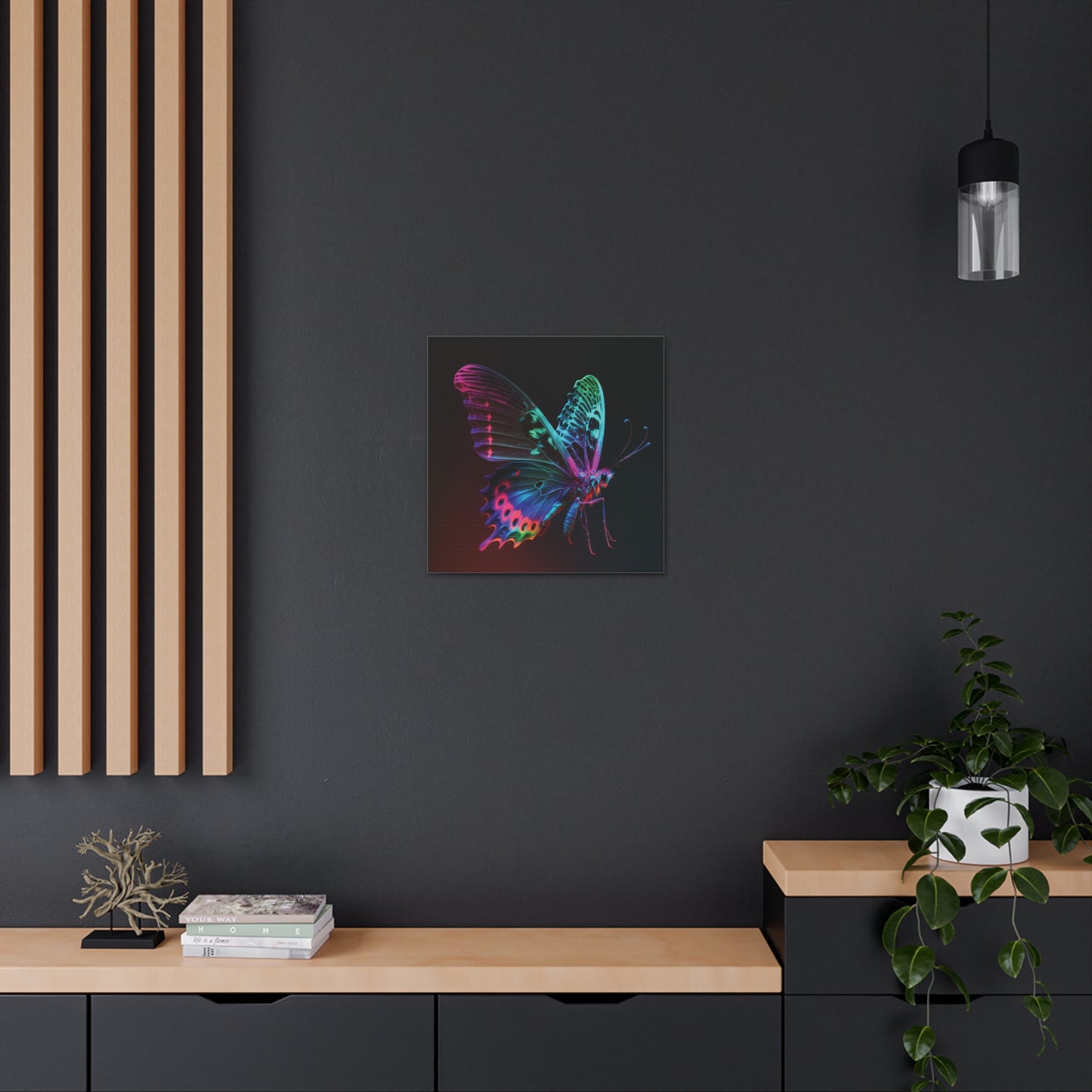 Canvas Gallery Wraps Raw Hyper Color Butterfly 1