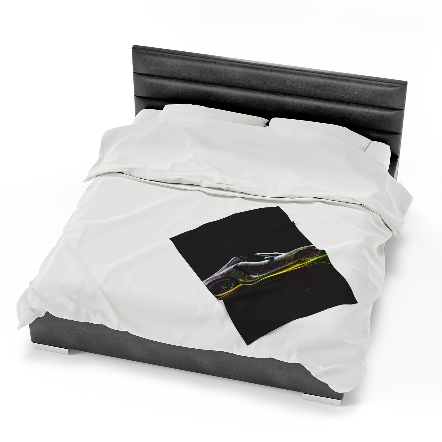 Velveteen Plush Blanket Porsche Line 1