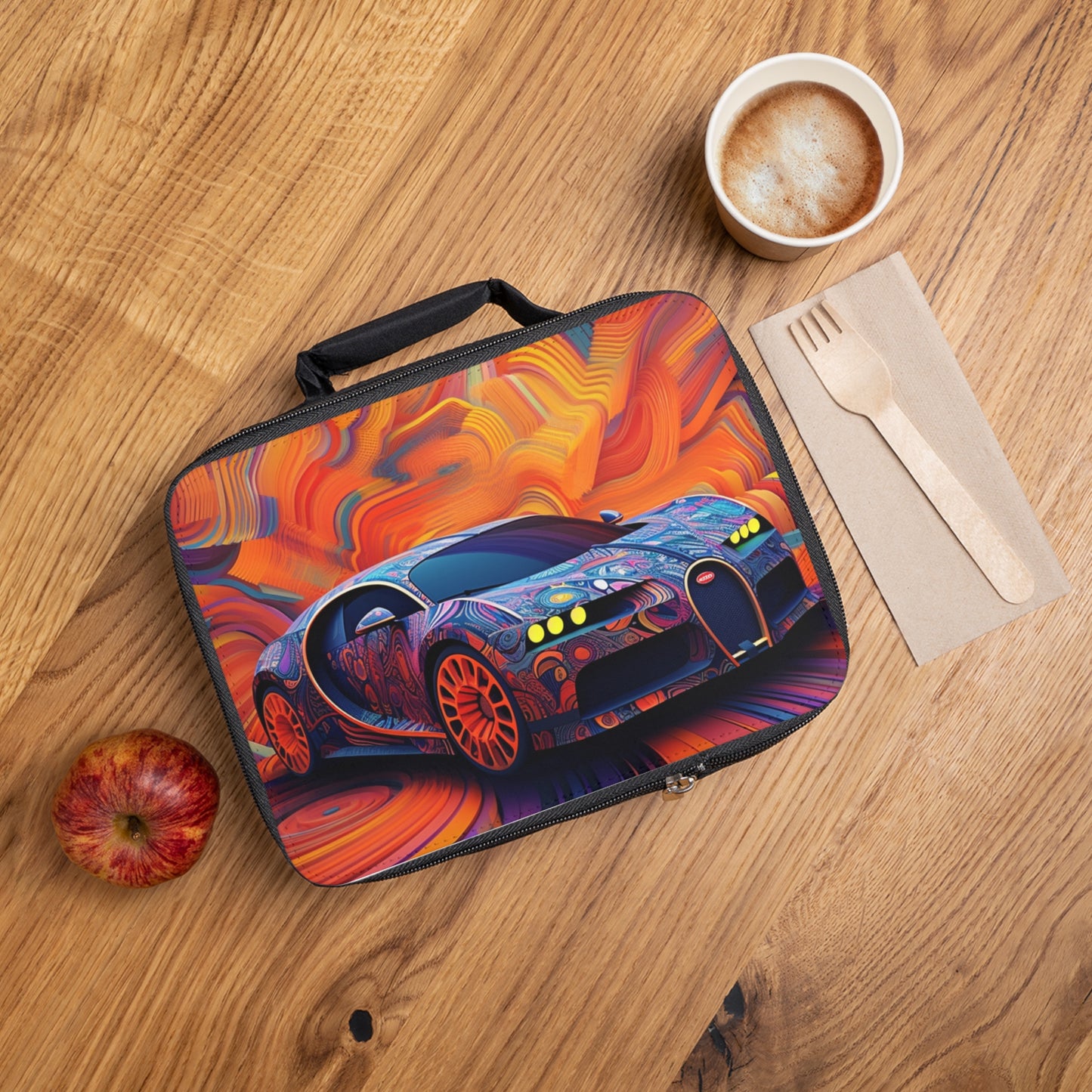 Lunch Bag Bugatti Abstract Concept 4