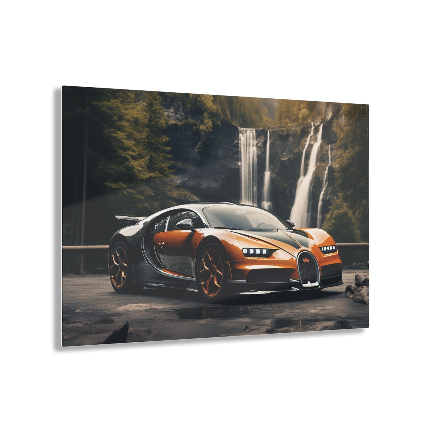 Acrylic Prints Bugatti Waterfall 3