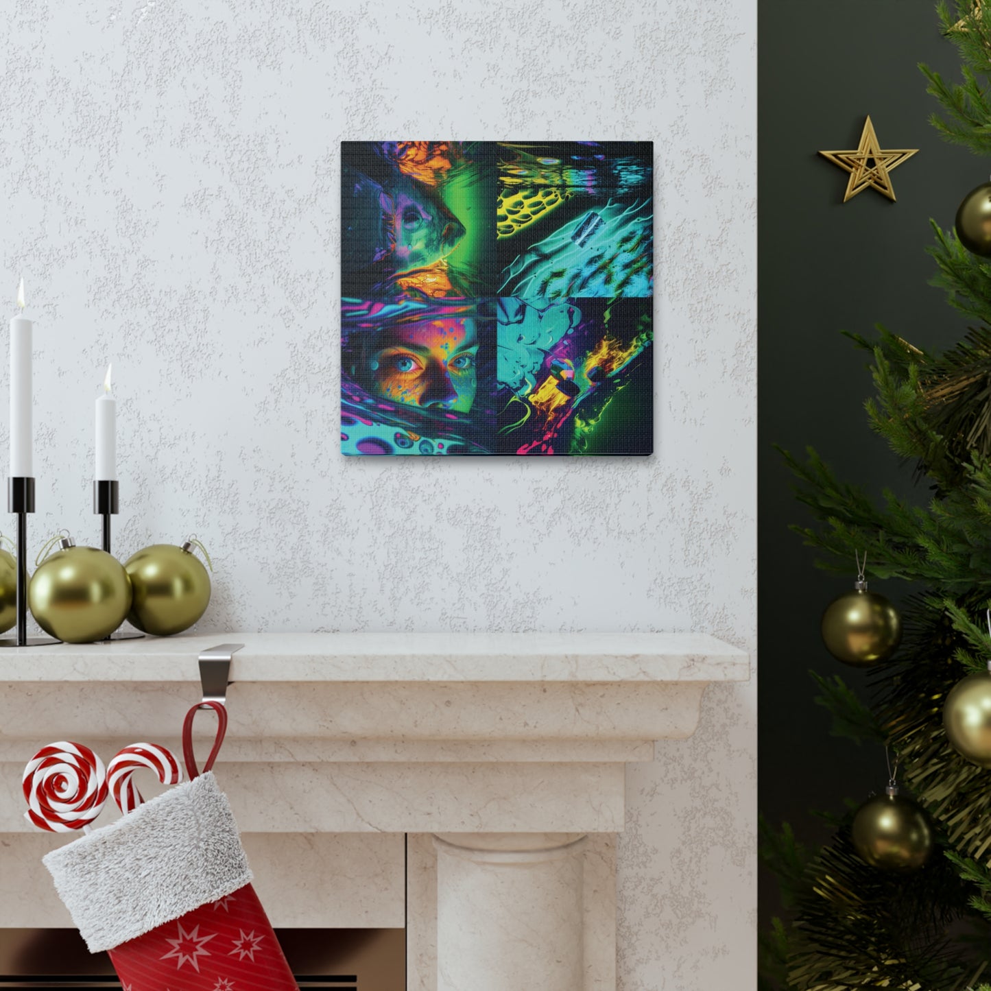 Canvas Gallery Wraps Florescent Glow 5