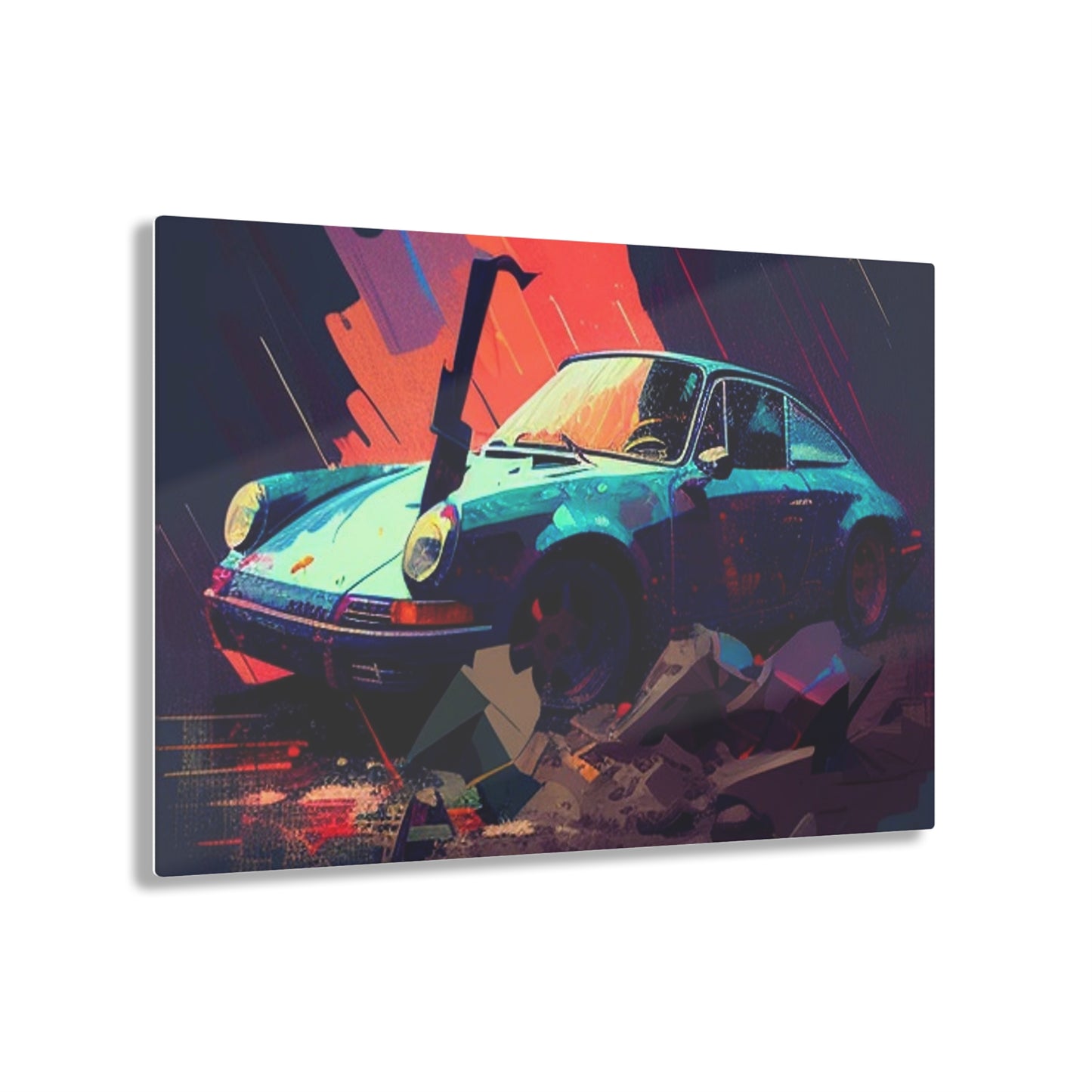 Acrylic Prints Porsche Abstract 2