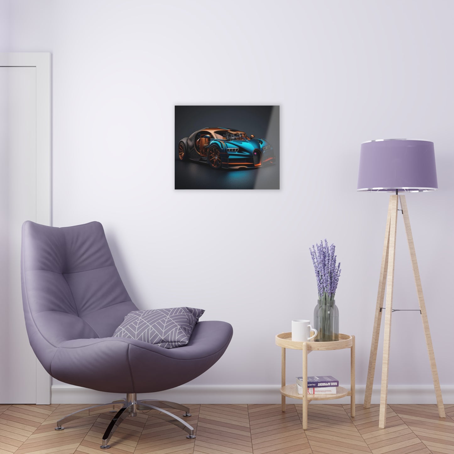 Acrylic Prints Bugatti Blue 4