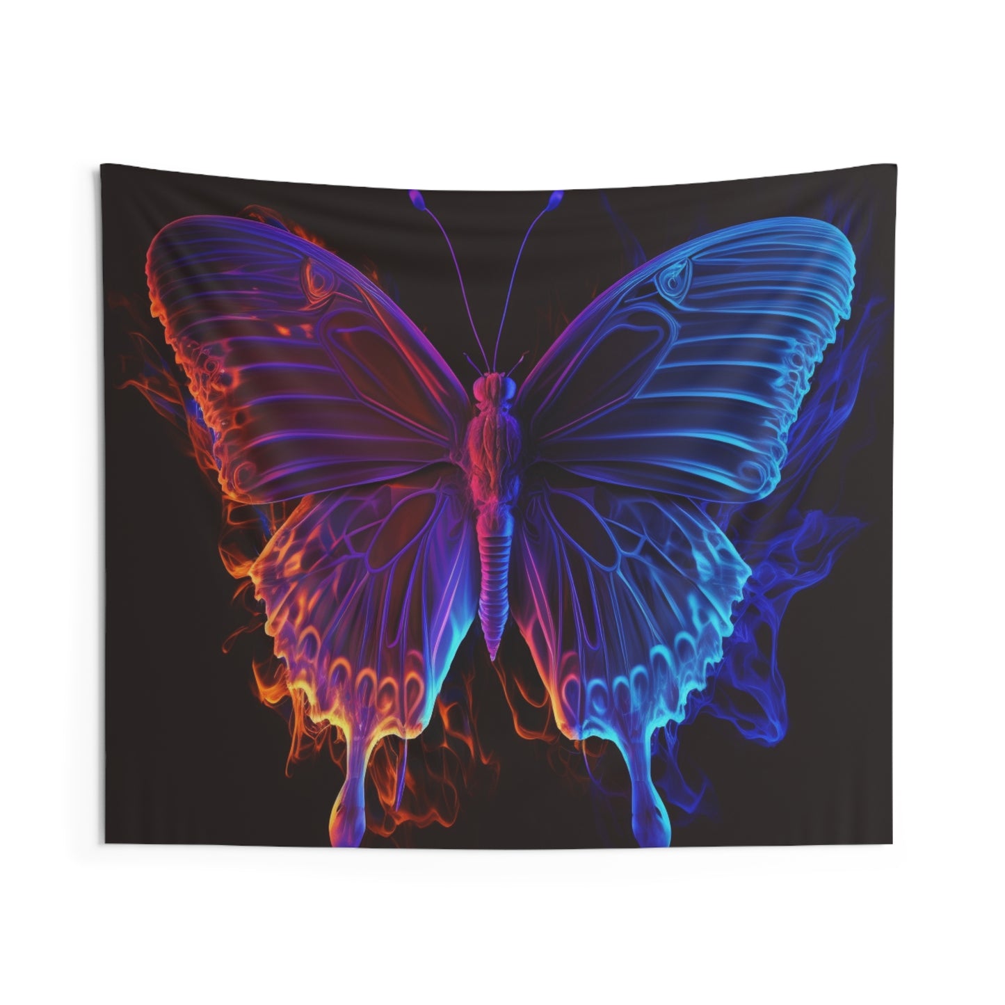 Indoor Wall Tapestries Thermal Butterfly 1