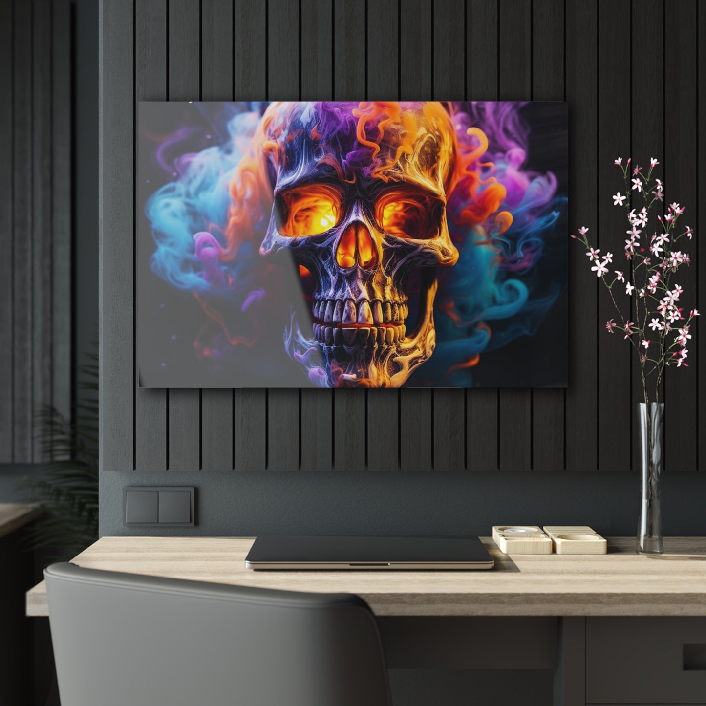 Acrylic Prints Macro Skull 2