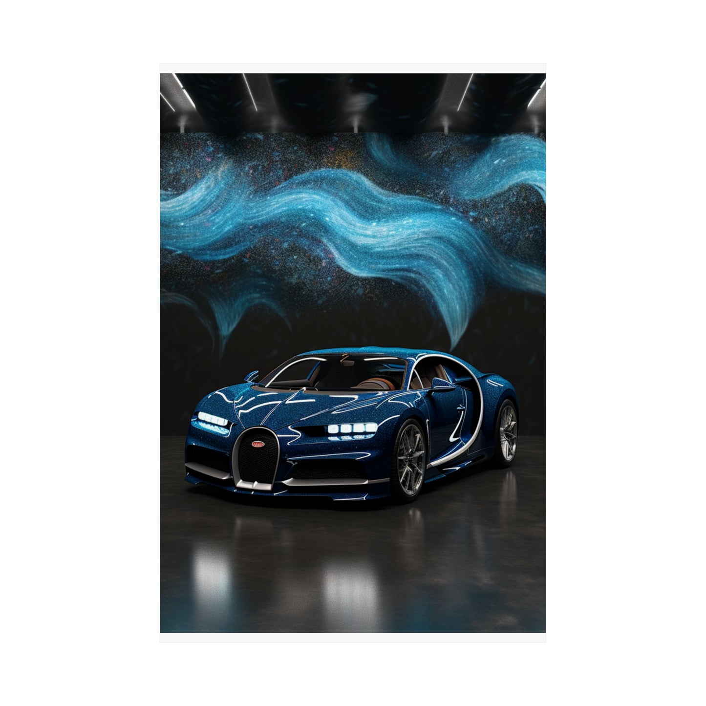 Premium Matte Vertical Posters Hyper Bugatti 3