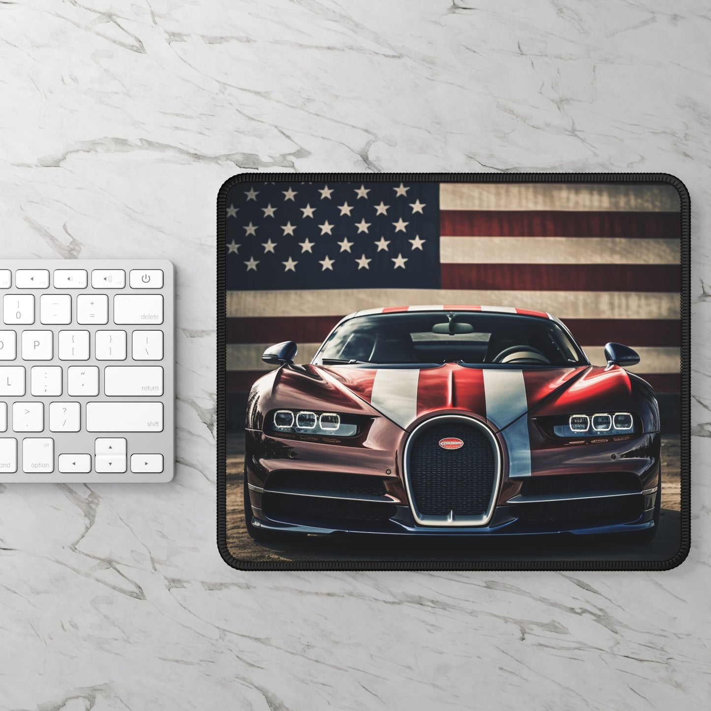 Gaming Mouse Pad  Bugatti Flag 1