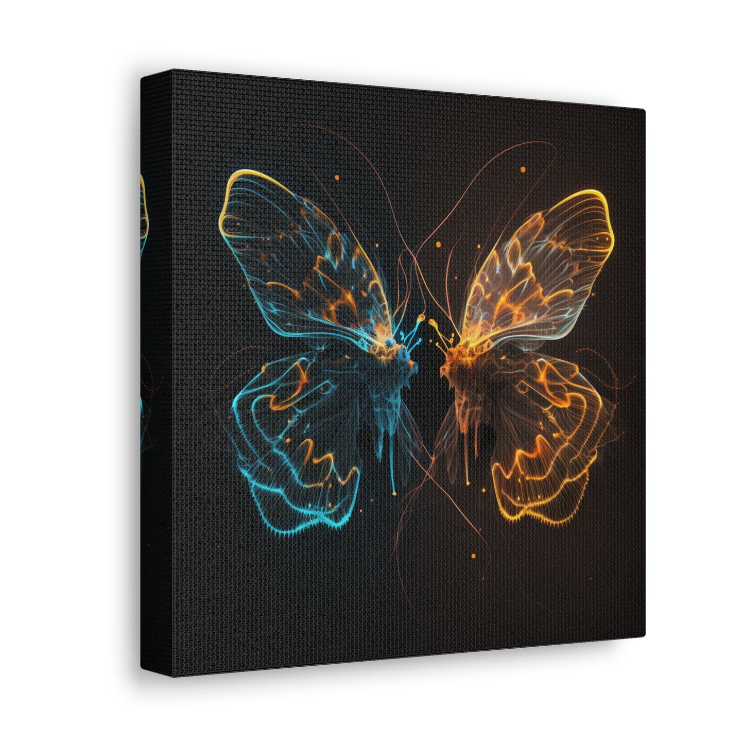 Canvas Gallery Wraps Neon Glo Butterfly 1