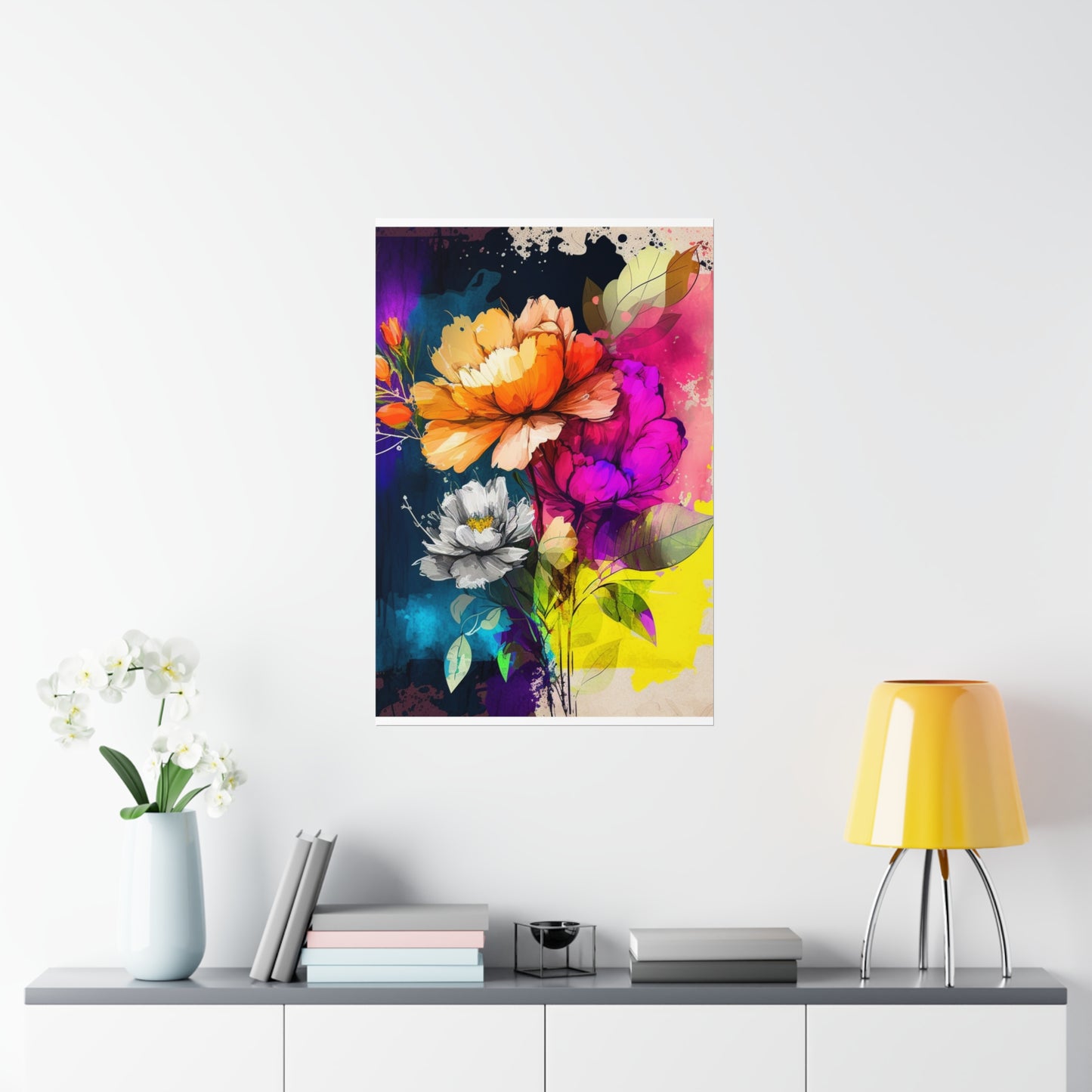 Premium Matte Vertical Posters Bright Spring Flowers 4