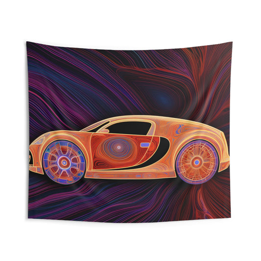 Indoor Wall Tapestries Bugatti Abstract Concept 2