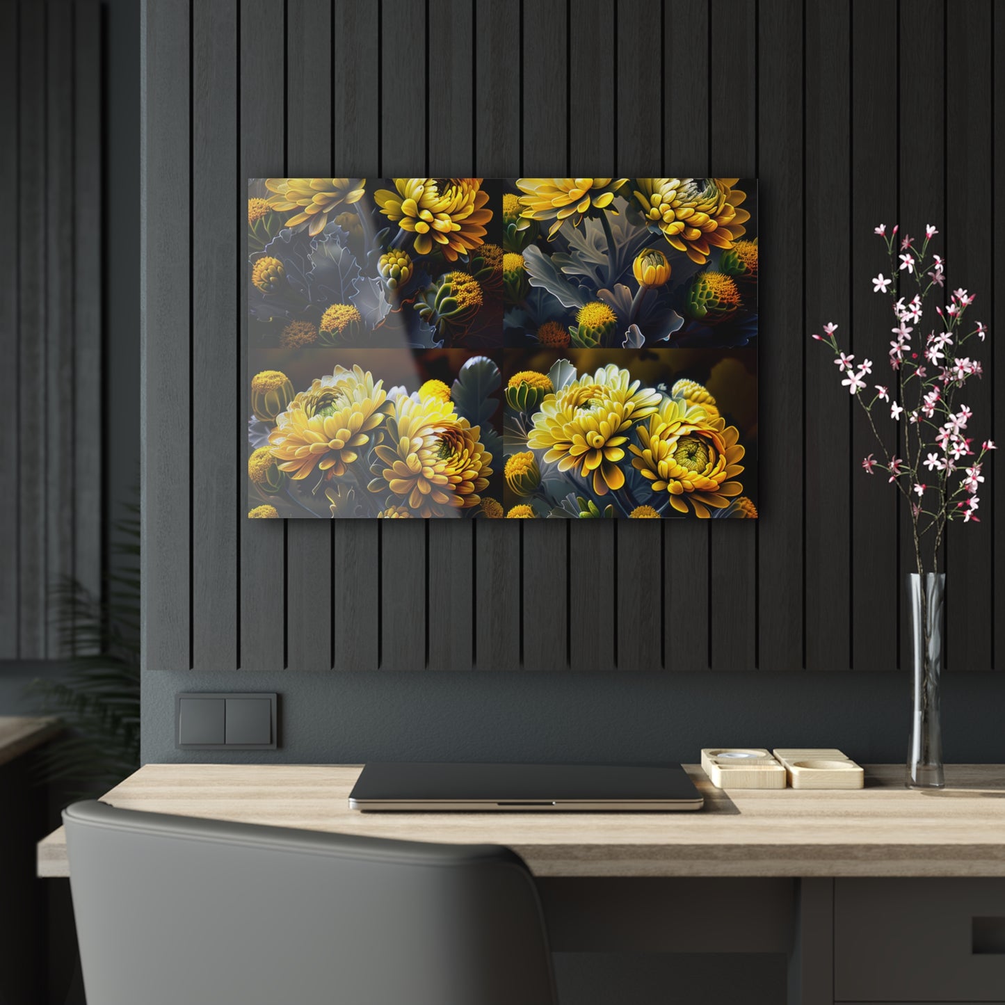 Acrylic Prints Yellow Hermosas Flores Amarillas 5