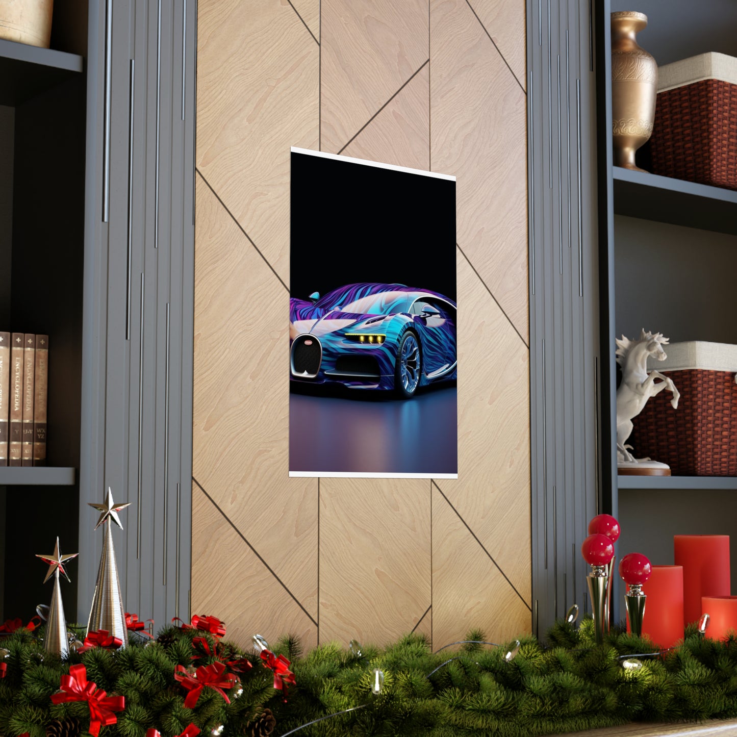 Premium Matte Vertical Posters Bugatti Abstract Flair 3