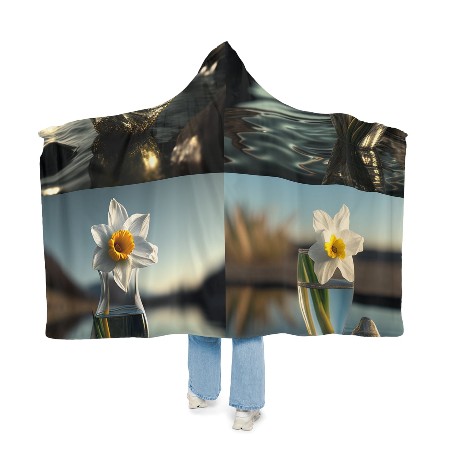 Snuggle Hooded Blanket Daffodil 5