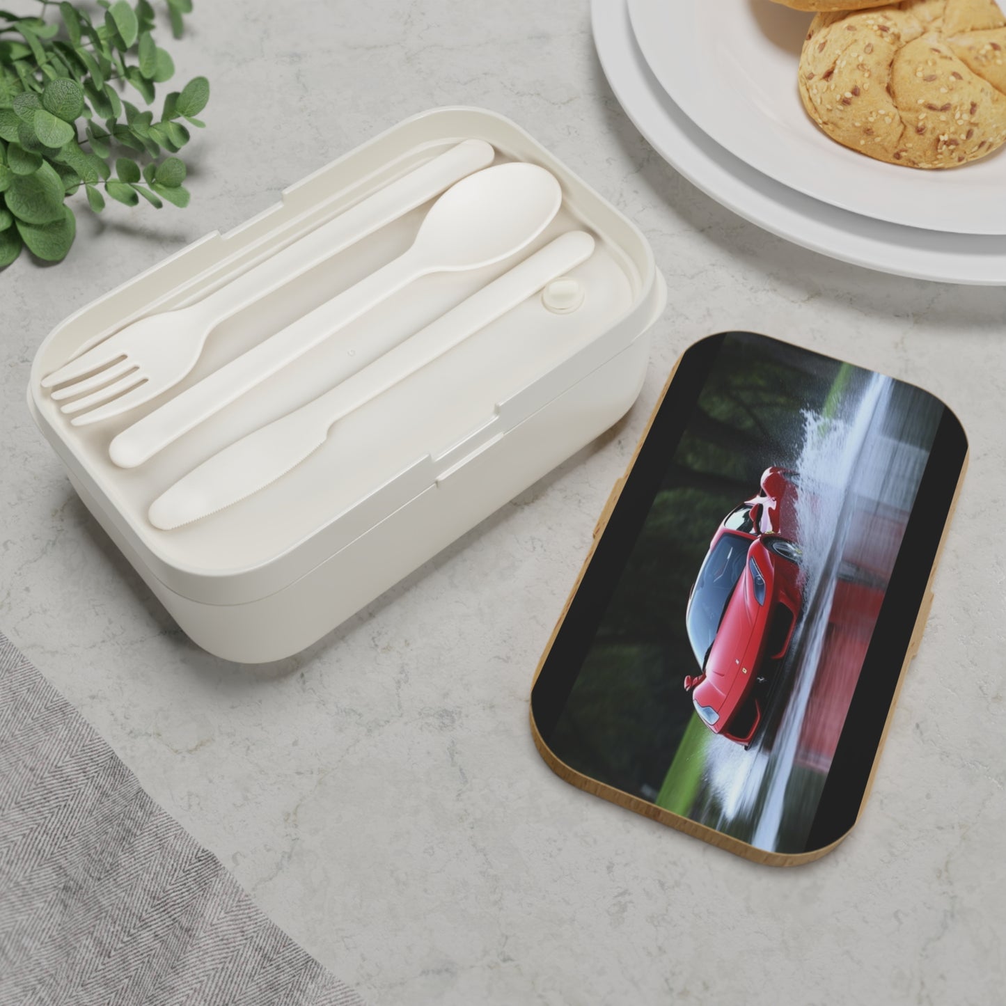 Bento Lunch Box Water Ferrari Splash 2