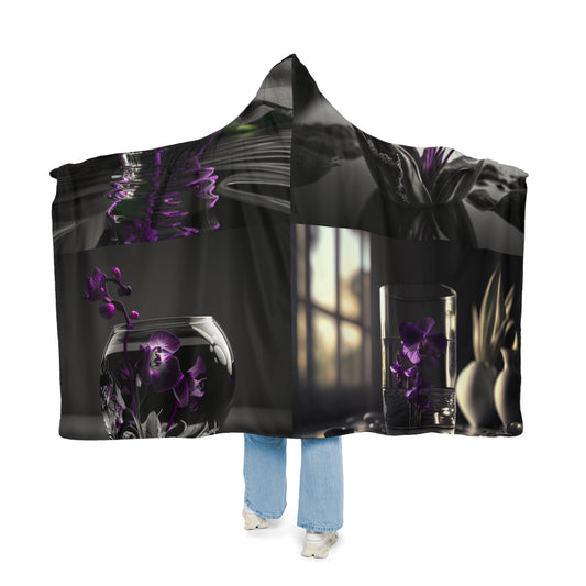 Snuggle Hooded Blanket Purple Orchid Glass vase 5