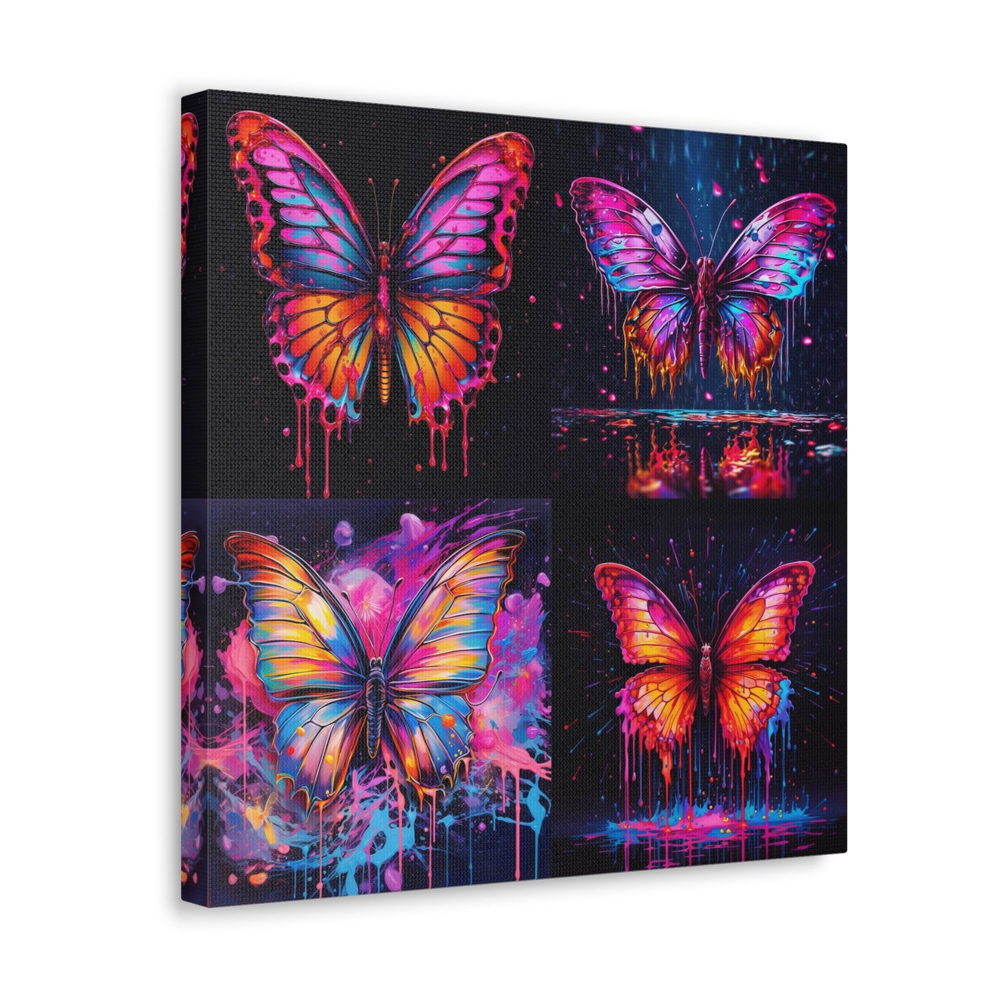Canvas Gallery Wraps Pink Butterfly Flair 5