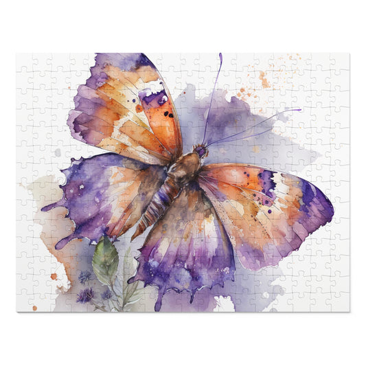 Jigsaw Puzzle (30, 110, 252, 500,1000-Piece) MerlinRose Watercolor Butterfly 1