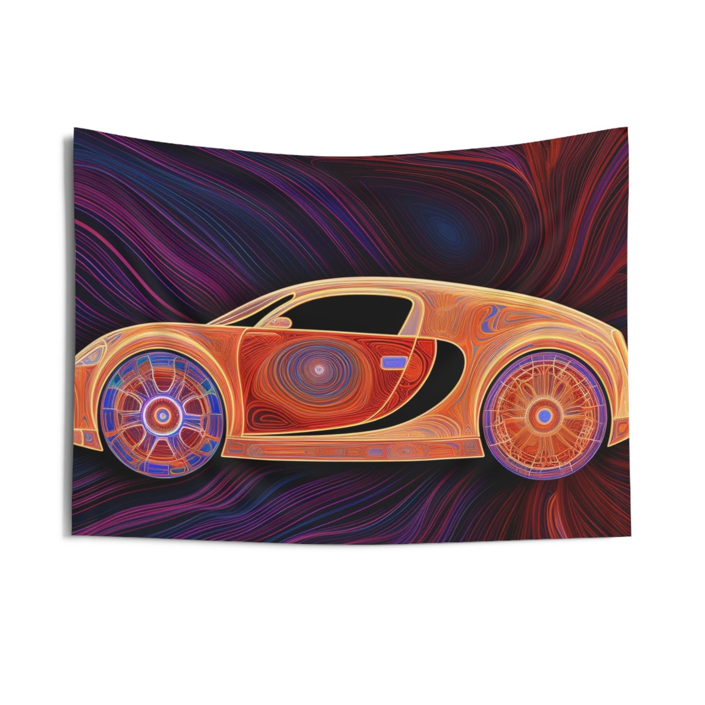 Indoor Wall Tapestries Bugatti Abstract Concept 2