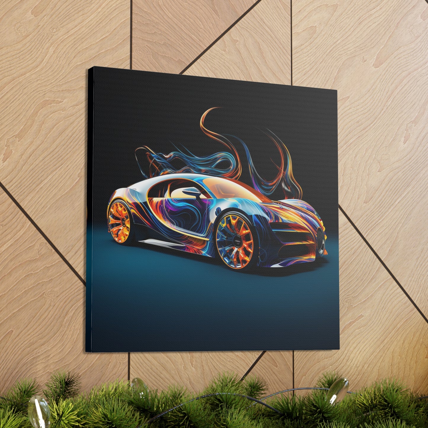 Canvas Gallery Wraps Bugatti Abstract Flair 2