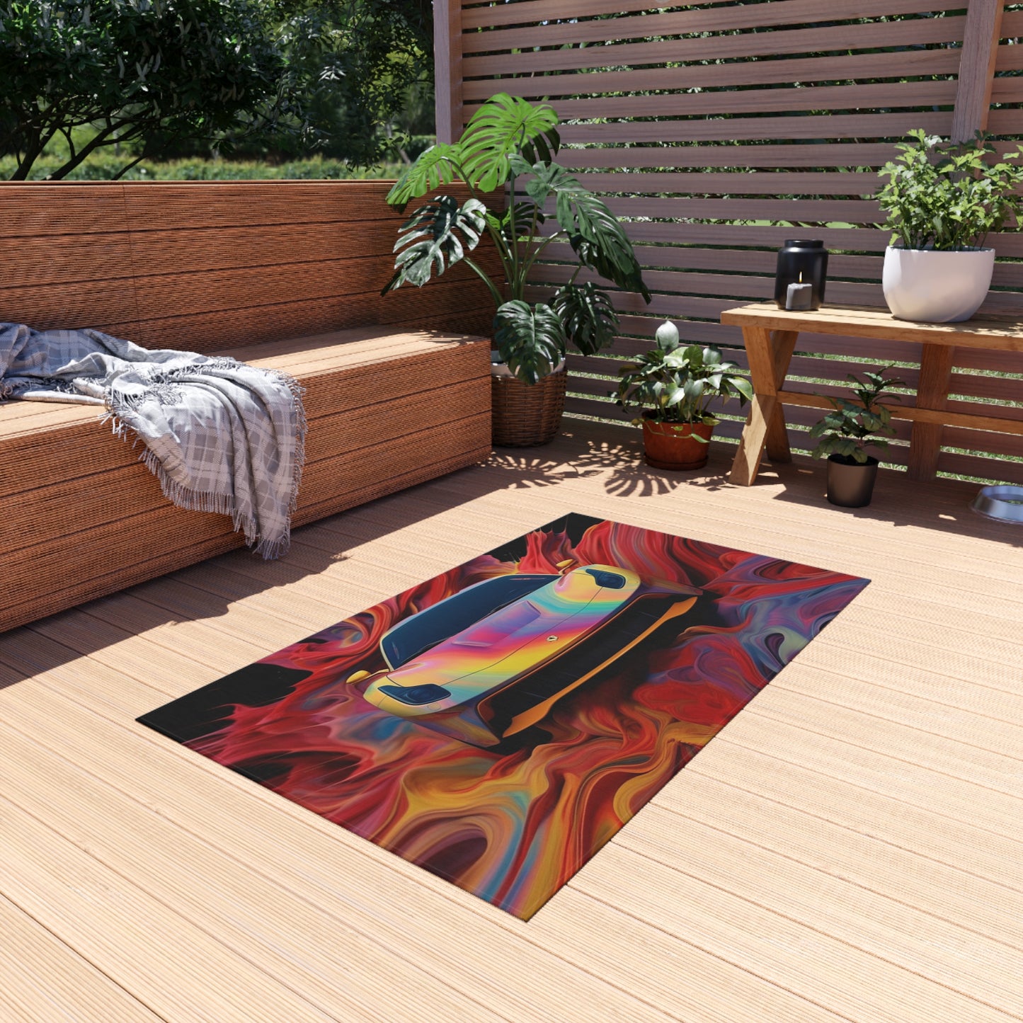 Outdoor Rug  Ferrari Water Fusion 1