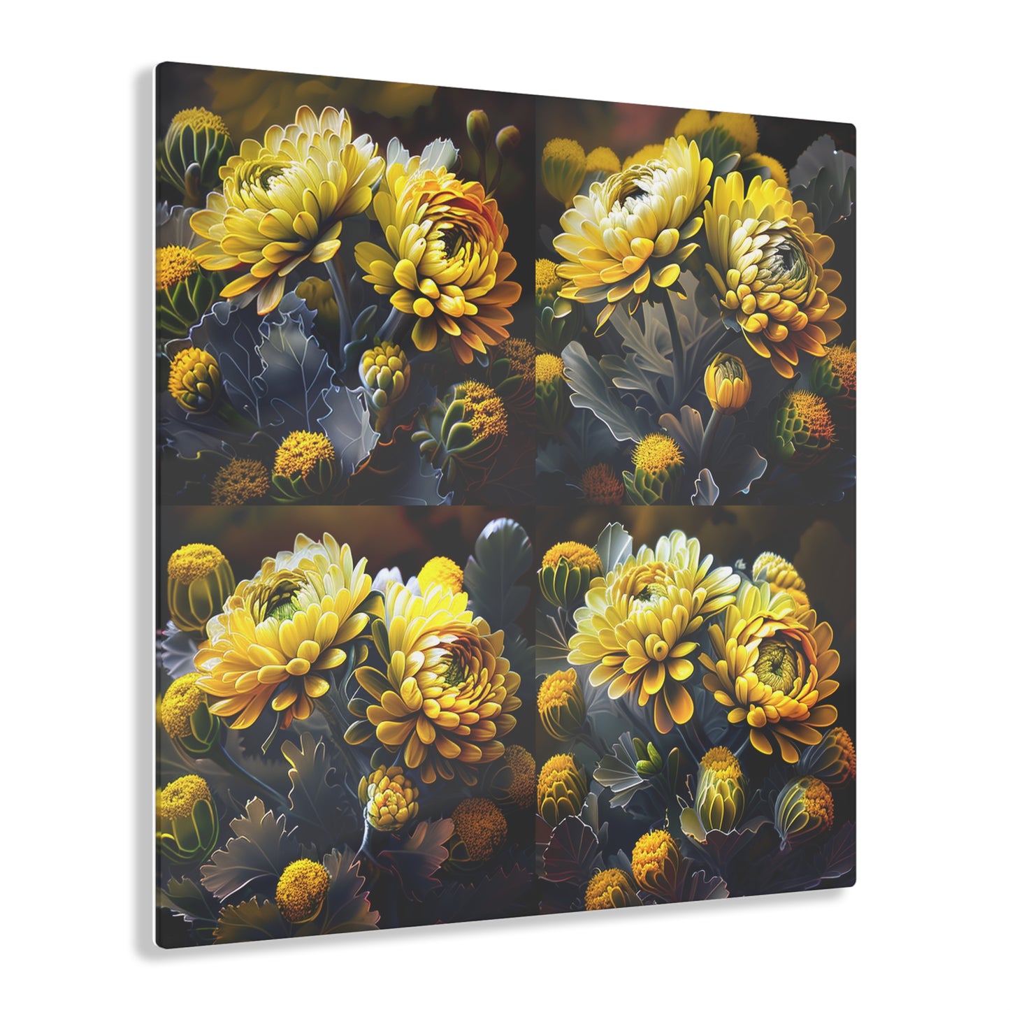 Acrylic Prints Yellow Hermosas Flores Amarillas 5