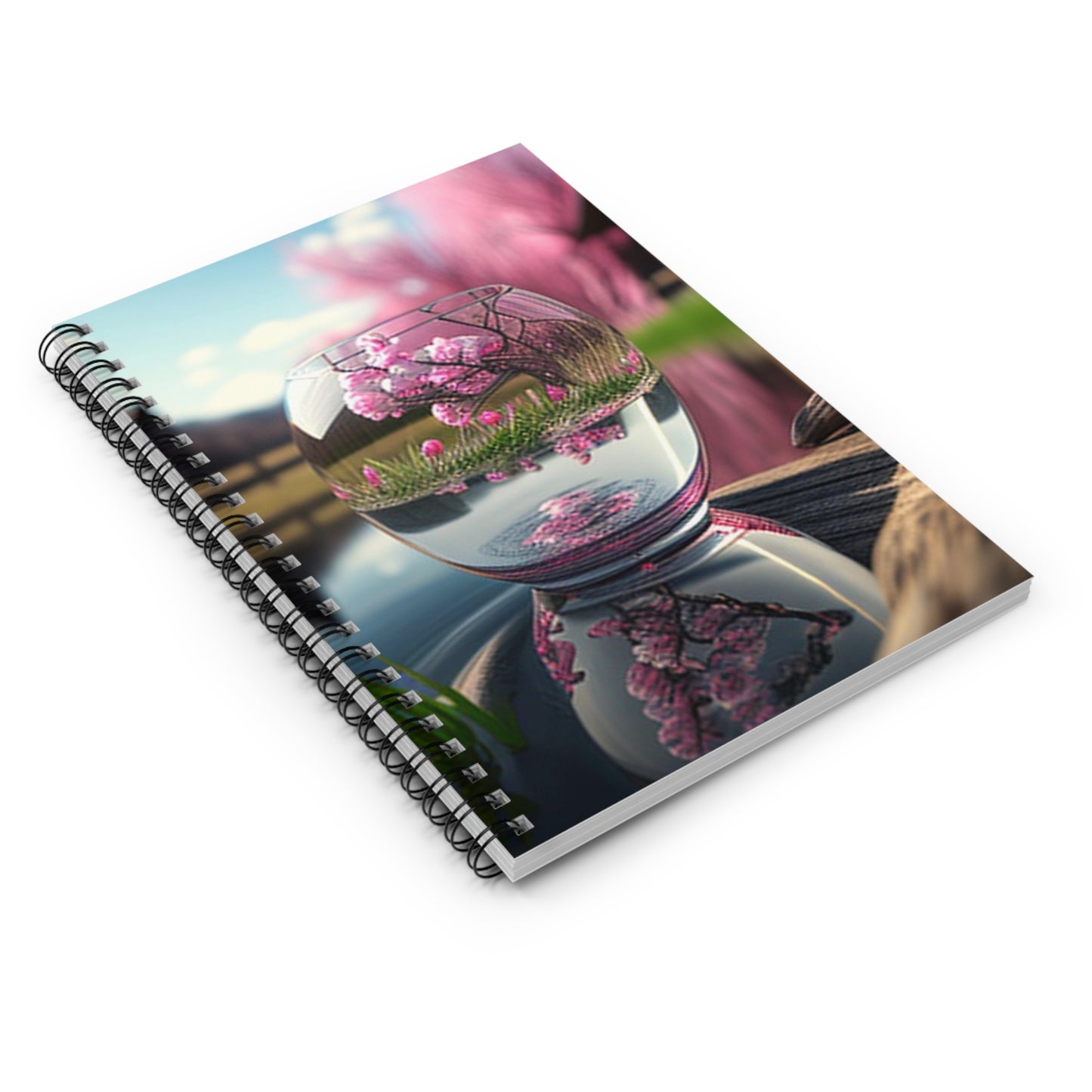 Spiral Notebook - Ruled Line Cherry Blossom 2