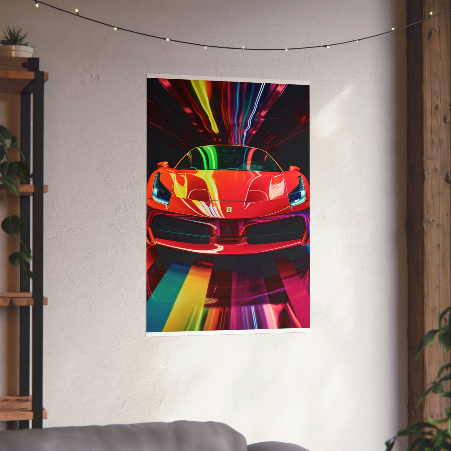 Premium Matte Vertical Posters Ferrari Flair Macro 3