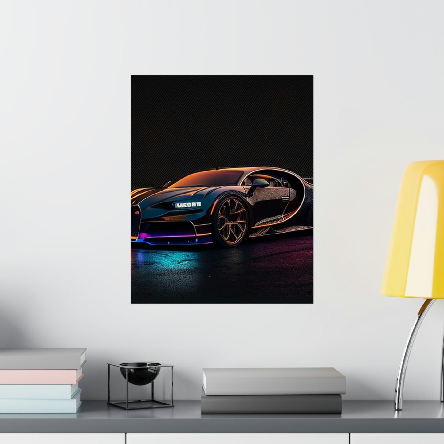 Premium Matte Vertical Posters Bugatti Chiron Super 4