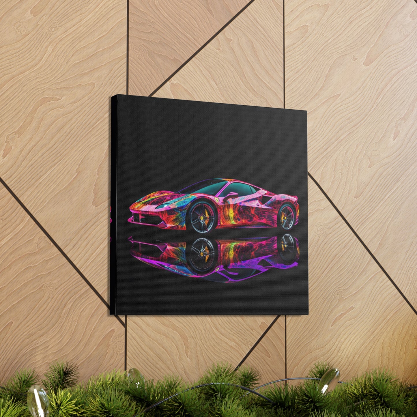 Canvas Gallery Wraps Ferrari Color 4