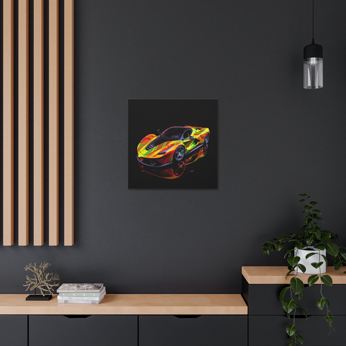 Canvas Gallery Wraps Ferrari Neon 4