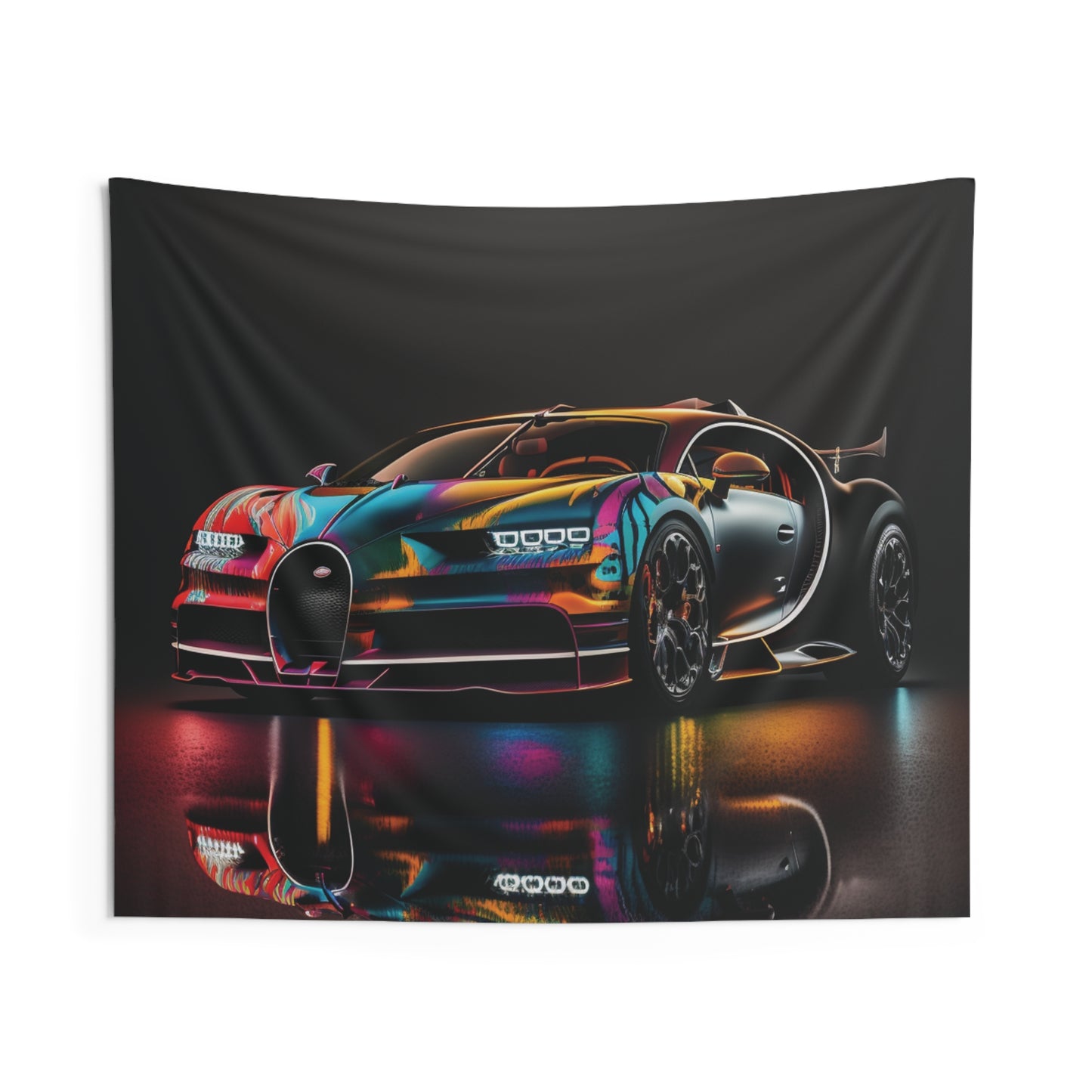 Indoor Wall Tapestries Bugatti Chiron Super 2