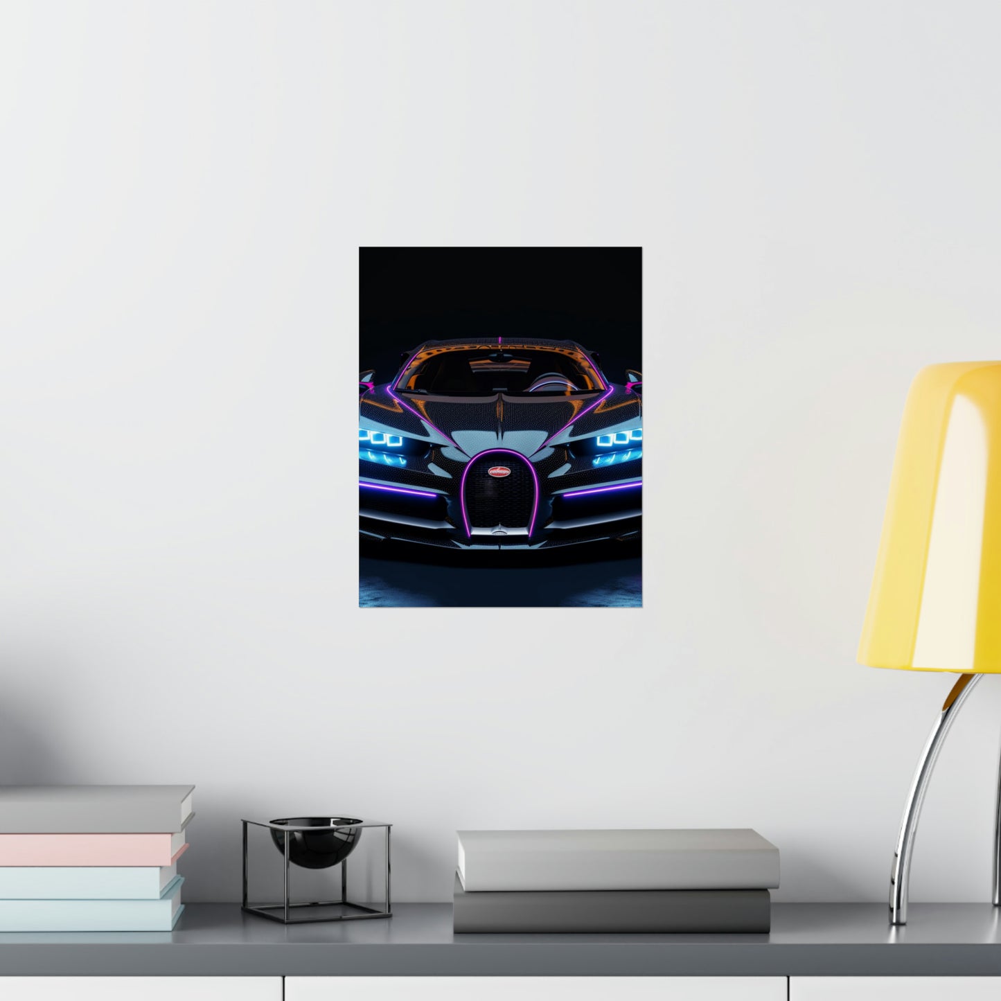 Premium Matte Vertical Posters Hyper Bugatti Chiron 2