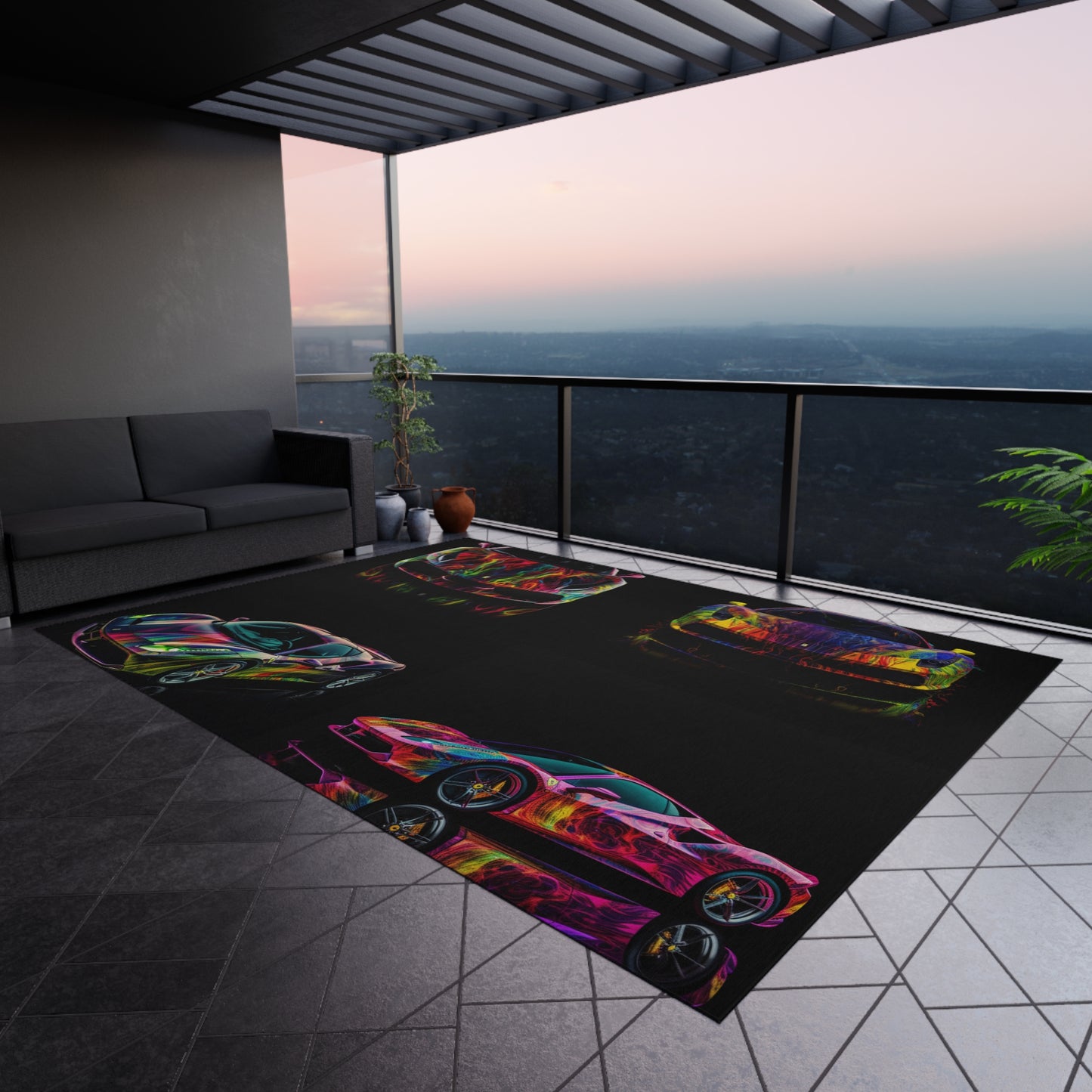 Outdoor Rug  Ferrari Color 5