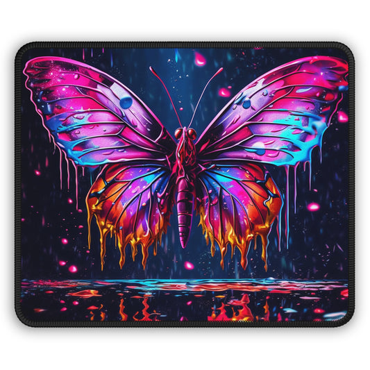 Gaming Mouse Pad  Pink Butterfly Flair 2