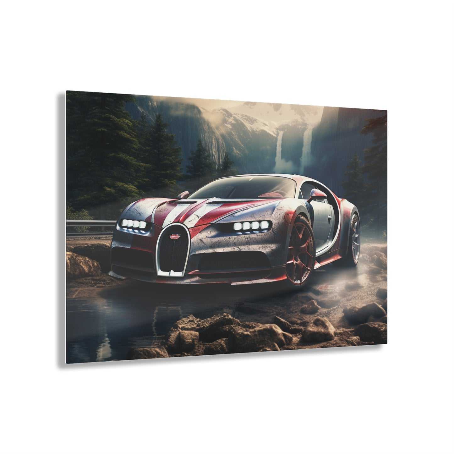 Acrylic Prints Bugatti Waterfall 4