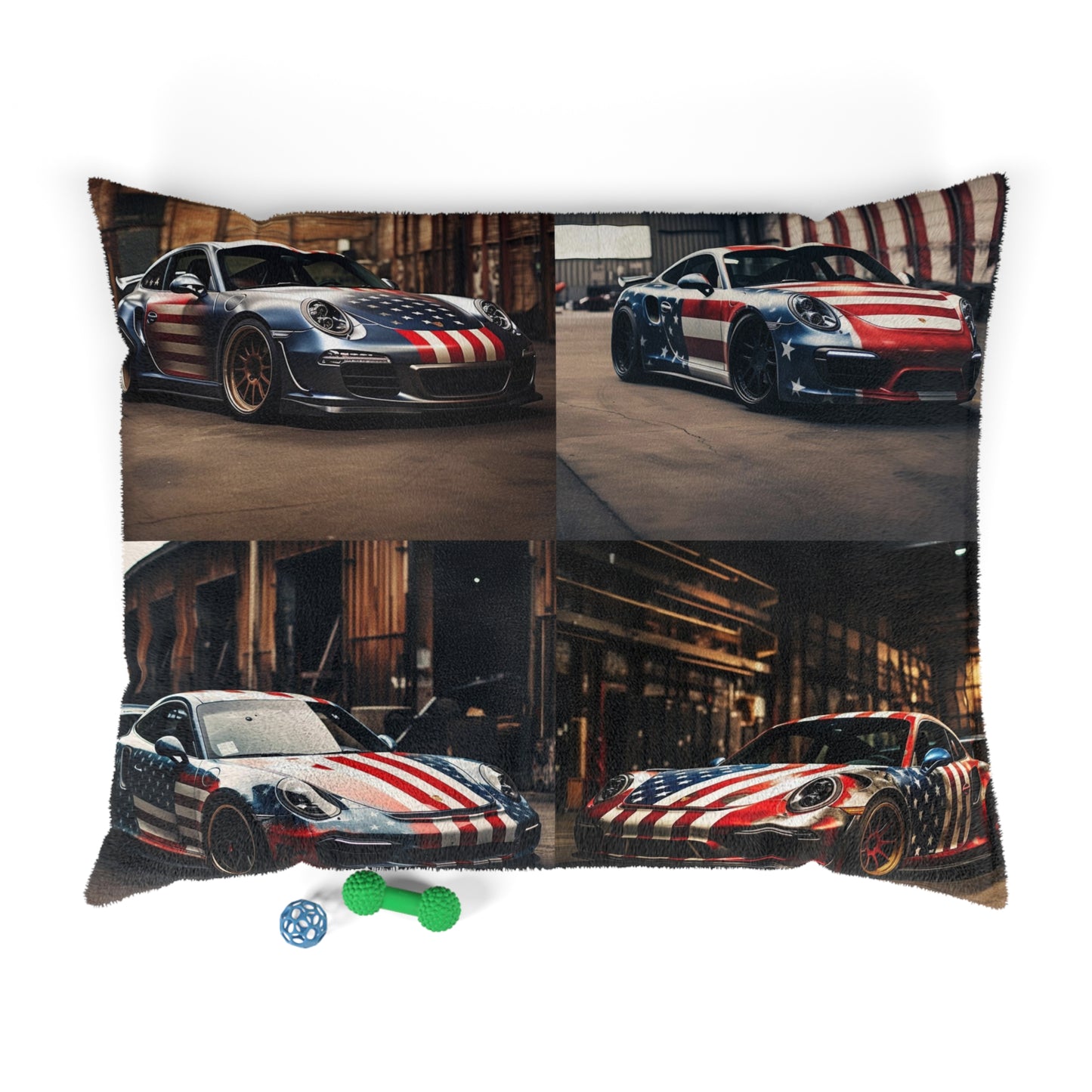 Pet Bed American Flag Porsche 5