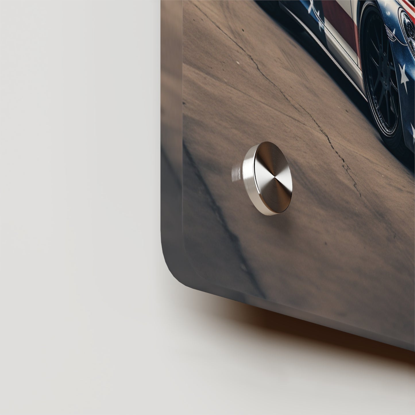 Acrylic Wall Art Panels American Flag Porsche 2