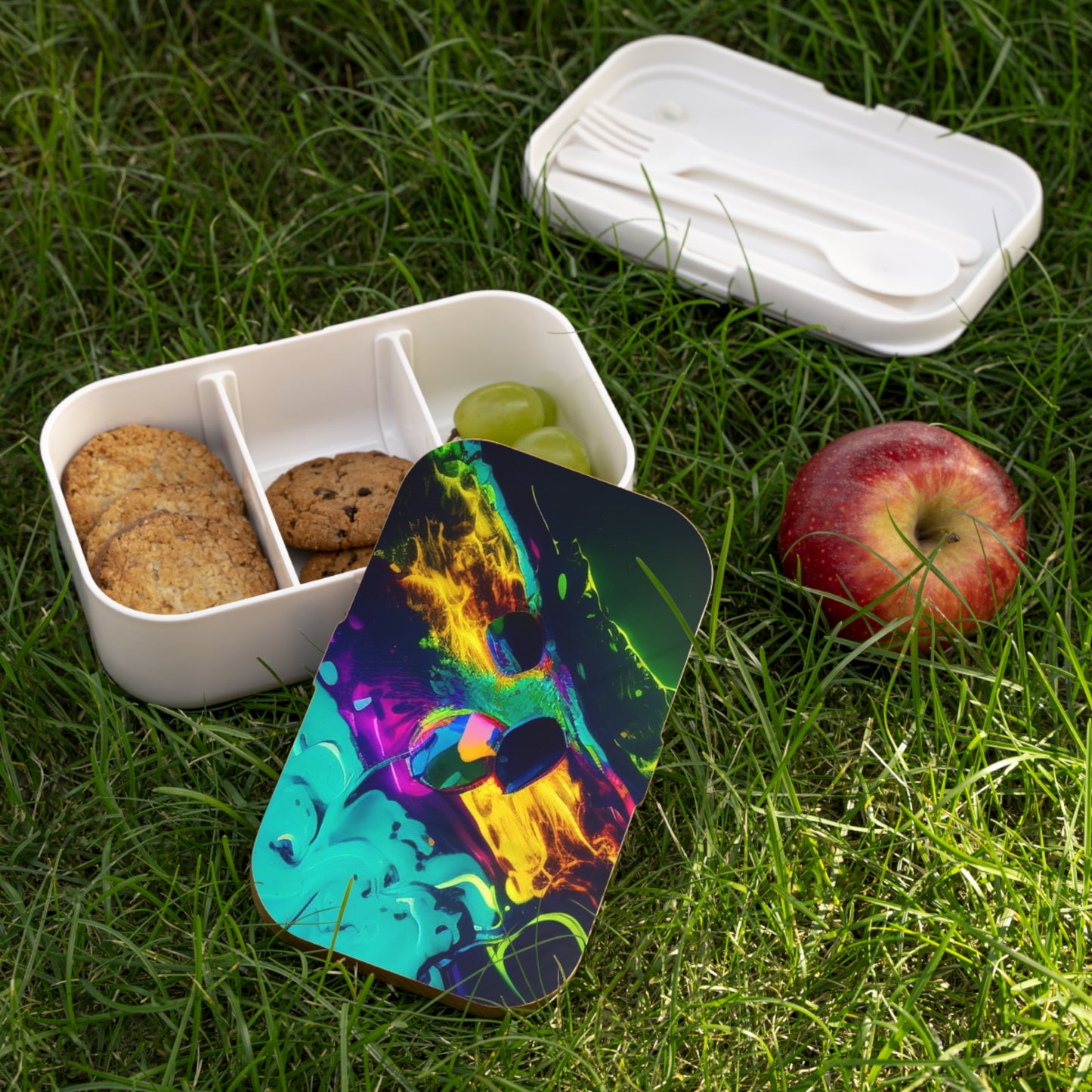 Bento Lunch Box Florescent Glow 4