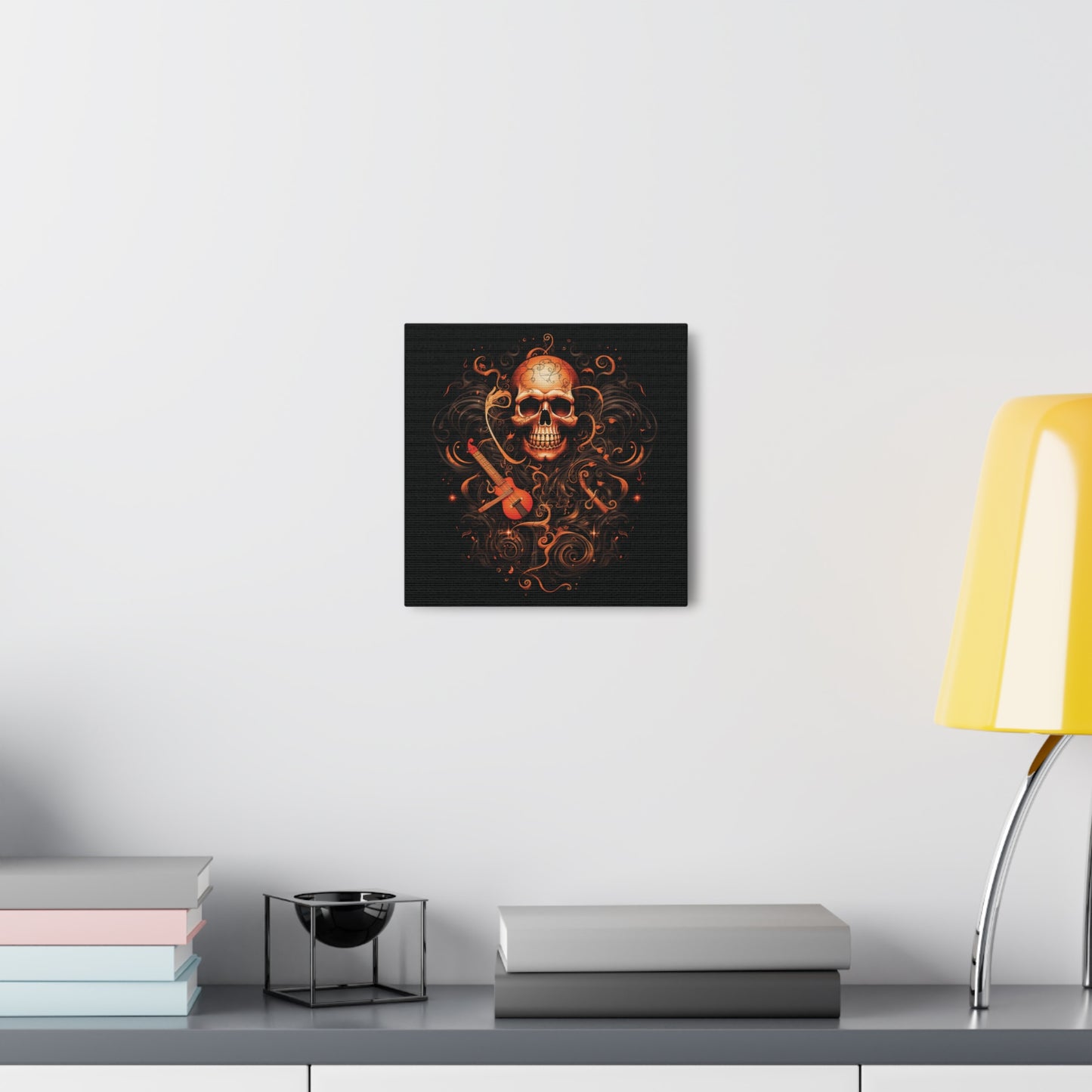 Canvas Gallery Wraps Skull Treble Clef 4