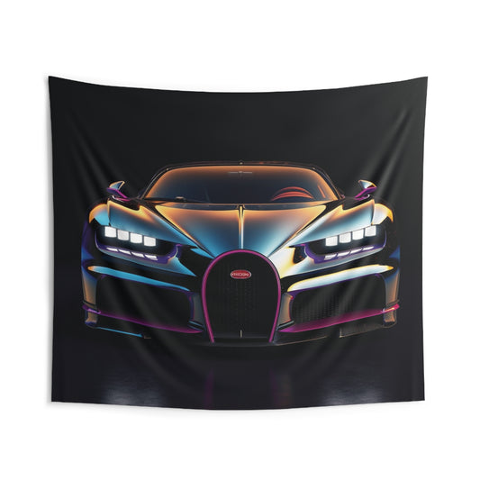 Indoor Wall Tapestries Hyper Bugatti Chiron 1