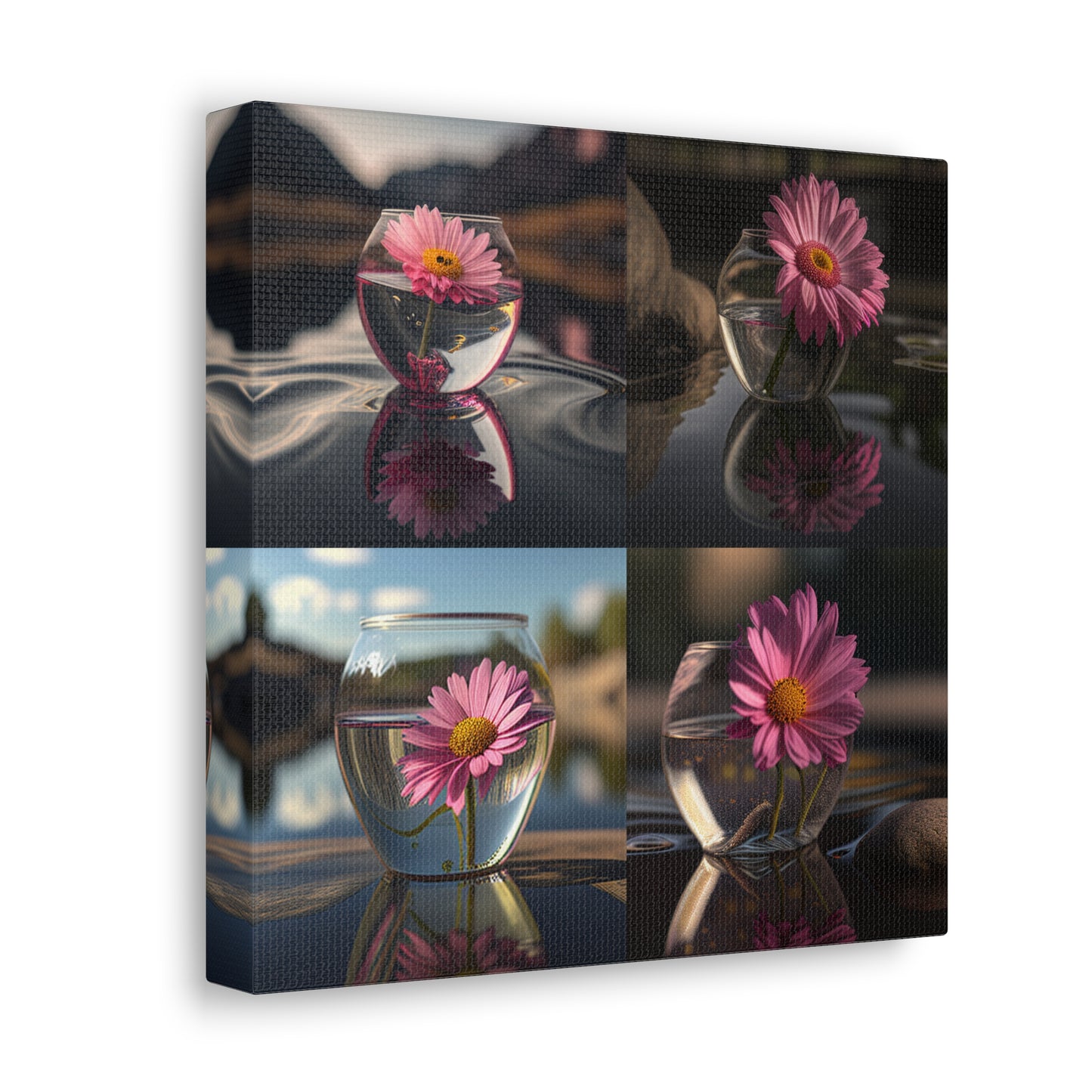 Canvas Gallery Wraps Pink Daisy 5