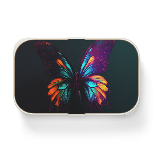 Bento Lunch Box Hyper Colorful Butterfly Macro 4