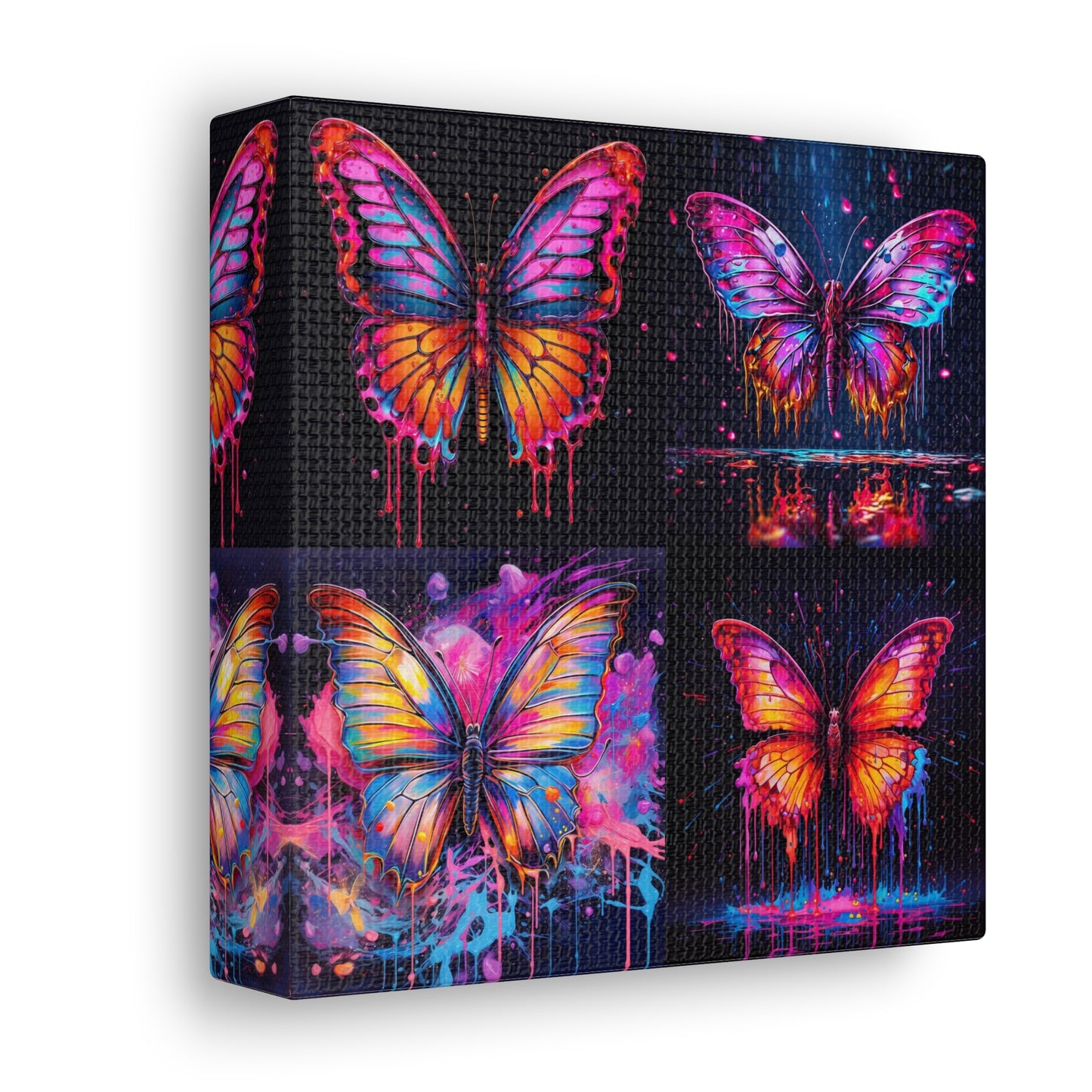 Canvas Gallery Wraps Pink Butterfly Flair 5
