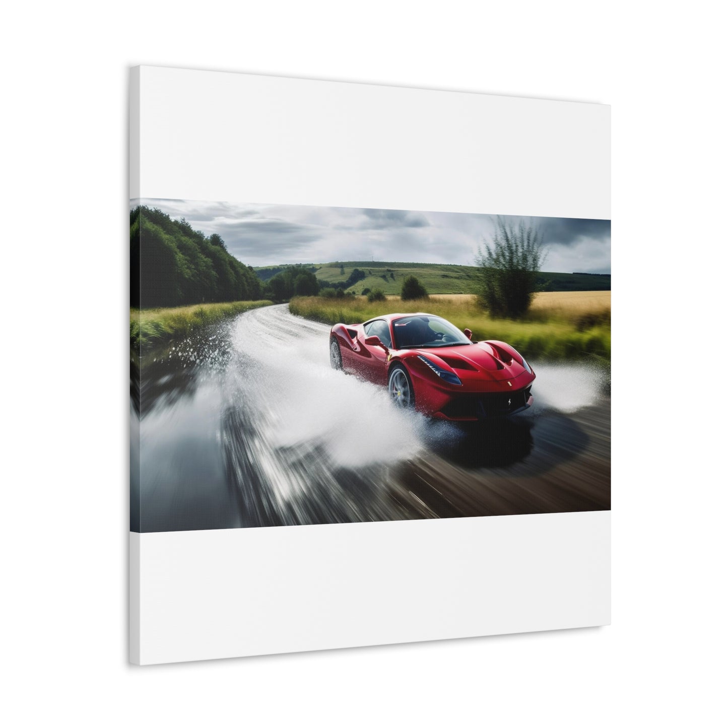 Canvas Gallery Wraps Water Ferrari Splash 4