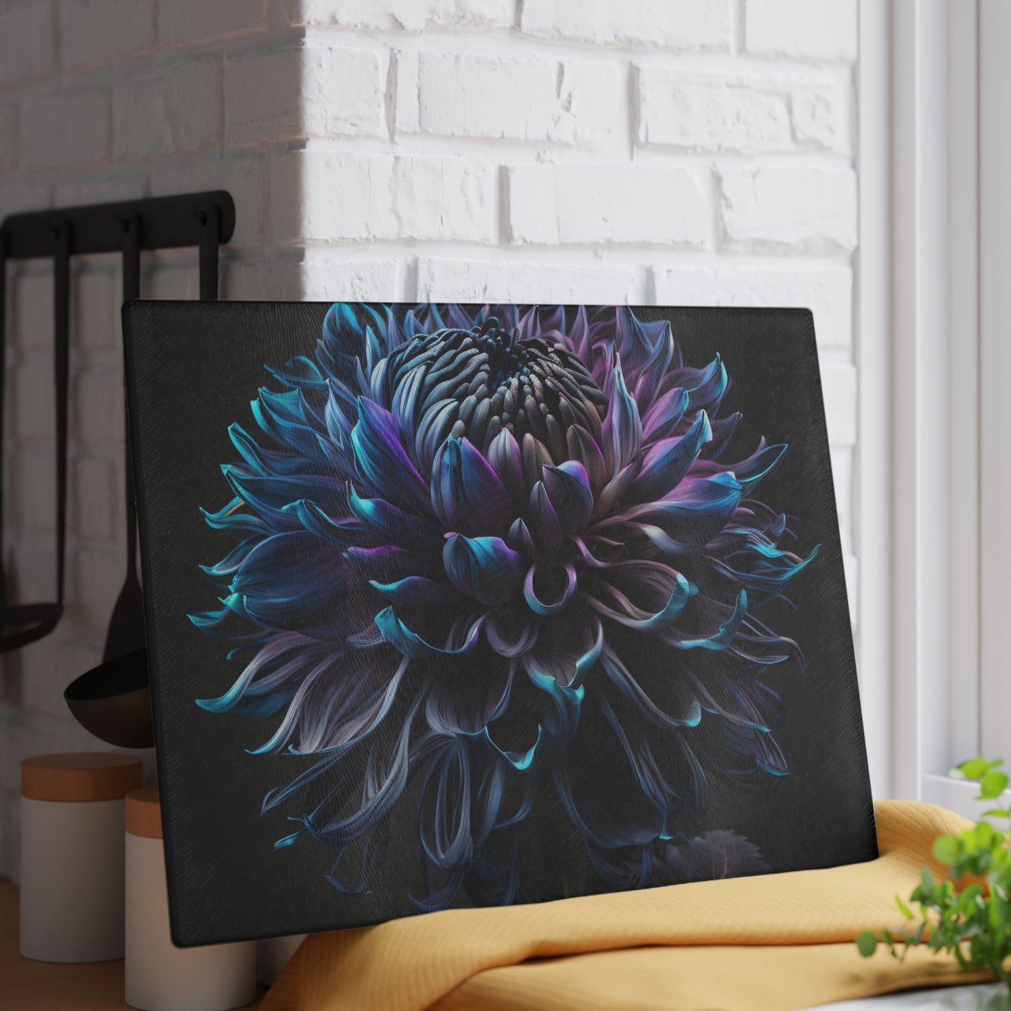 Glass Cutting Board Dahlia Purple 3